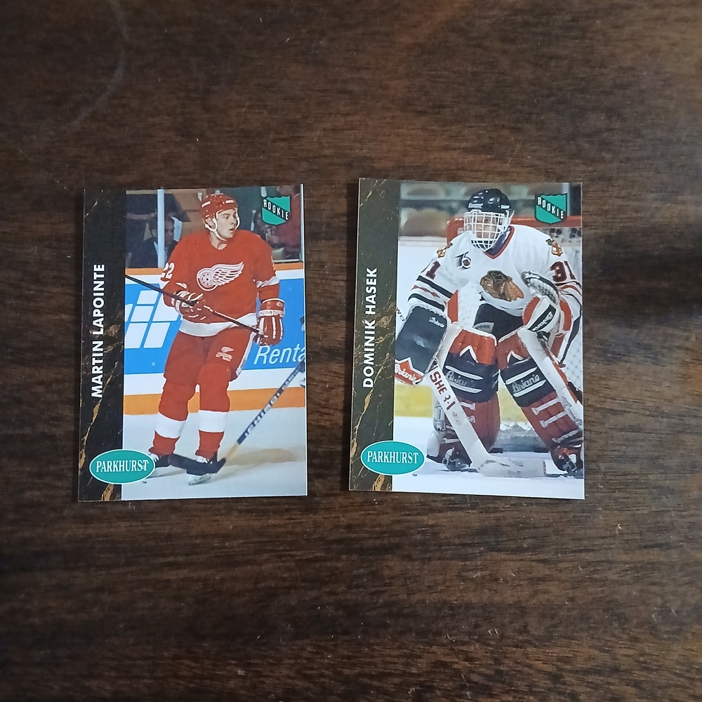 Parkhurst Hockey Card Lot - Detroit Red Wings & Chicago Blackhawks Rookie Cards